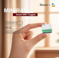 SONOFF MINIR4M Matter MINIR4 Wifi Smart Switch Mini Home Automation Module Local Connection For Alexa Google Home SmartThings