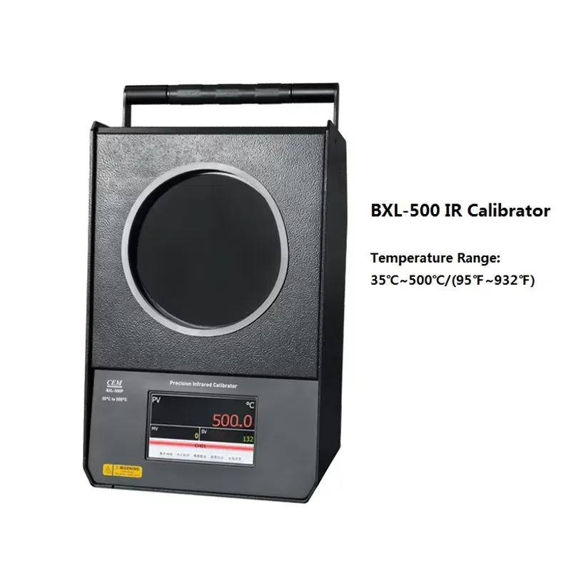 CEM BXL-500 OEM/ODM 35 to 500 Centigrade Precision Temperature Calibrator with LCD Display Target Size 6