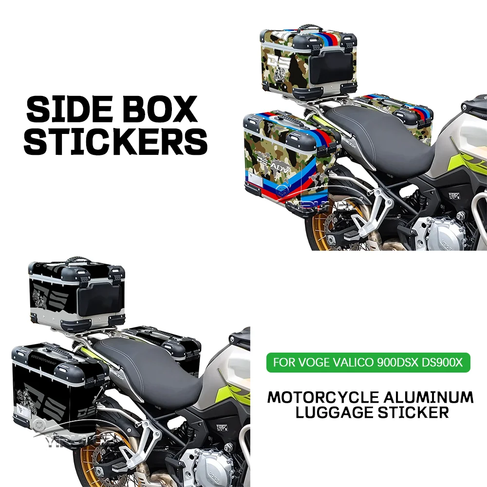 

Для VOGE VALICO 900DSX DS900X наклейки на мотоцикл Sport Touring Explore Edition декоративная алюминиевая наклейка на багажник наклейка 900DSX
