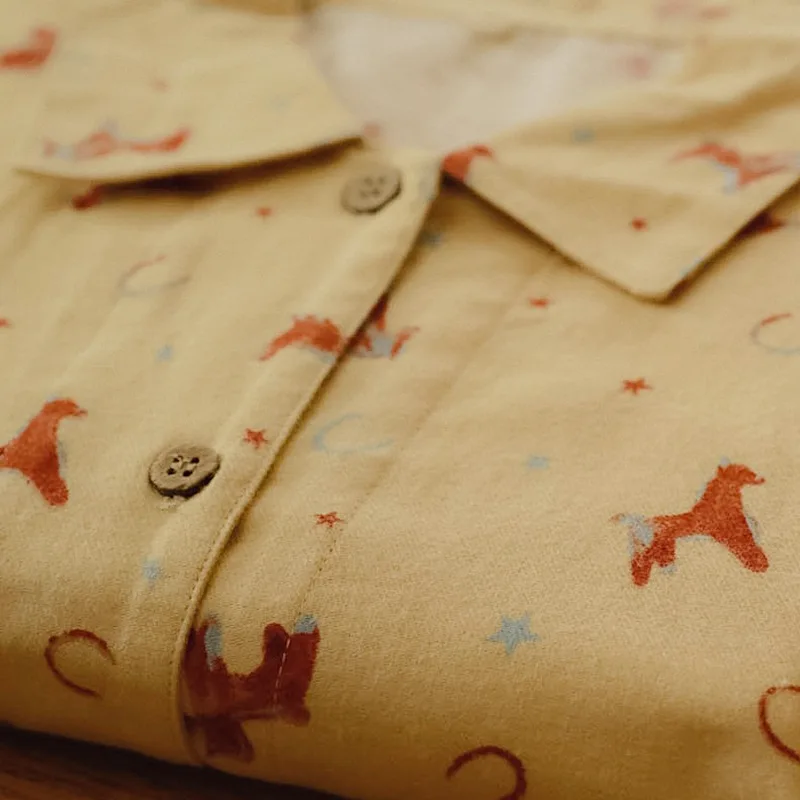 pure-cotton-sleepwear-women's-long-sleeve-cute-cartoon-home-clothes-set-large-size-autumn-winter-warm-comfortable-nightgown