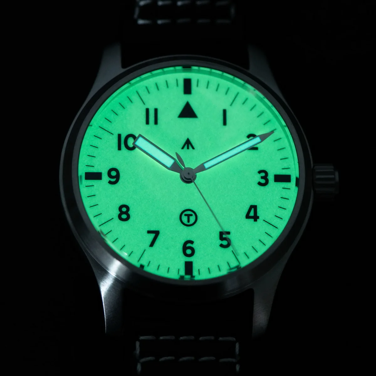 SEESTERN Watch Automatic Mechanical Wristwatches NH35 Movement Military Full Luminous Sapphire Crystal Waterproof Army Air Force