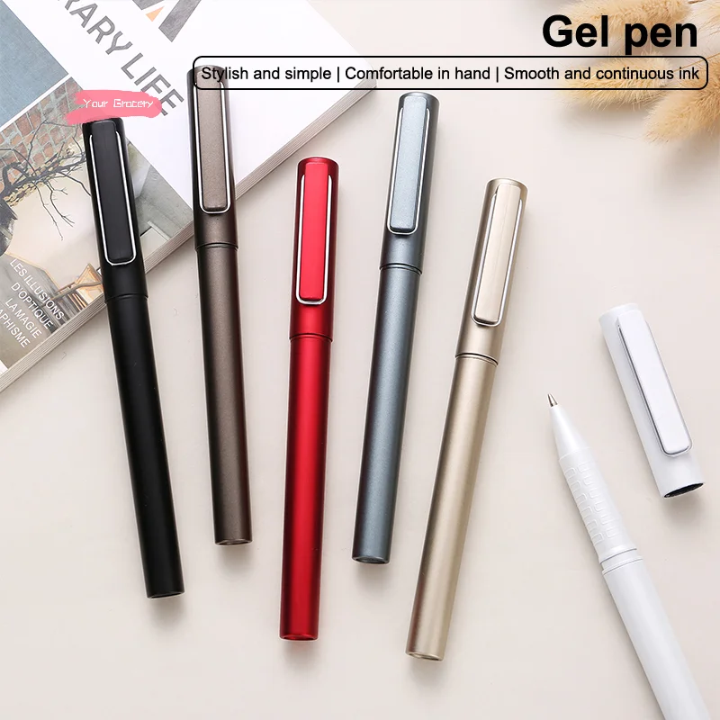 

Y-Black Refill 0.5mm Nib Ballpoint Pens Metal Rollerball Pen Business Office Student Signature Pen Gift