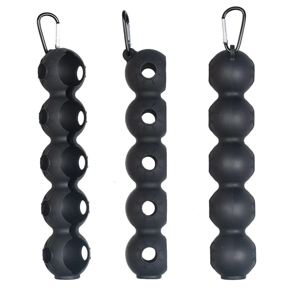 Convenient Golf Gear Carabiner Keychain Outdoor Golf Activities 6 Colors Lightweight Golf Ball Case Golf Training Aid Snug Fit