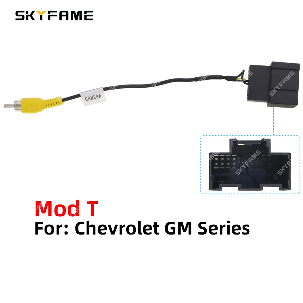 SKYFAME Car Original Factory Camera Video Output Conversion Line CVBS Adapter Cable For Chevrolet GM Ford