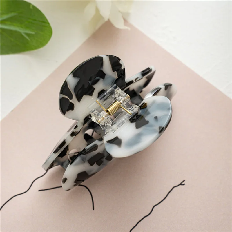 High Quality TortoiseShell Acrylic Acetic Acid Hair Claw Clips Korean Fashion Big Size Custom Hair Accessories