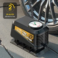 Inflador de neumáticos rápido Carsun con enchufe para encendedor de cigarrillos, tipo puntero, sin interruptor, apto para neumáticos y bolas de automóviles, motocicletas