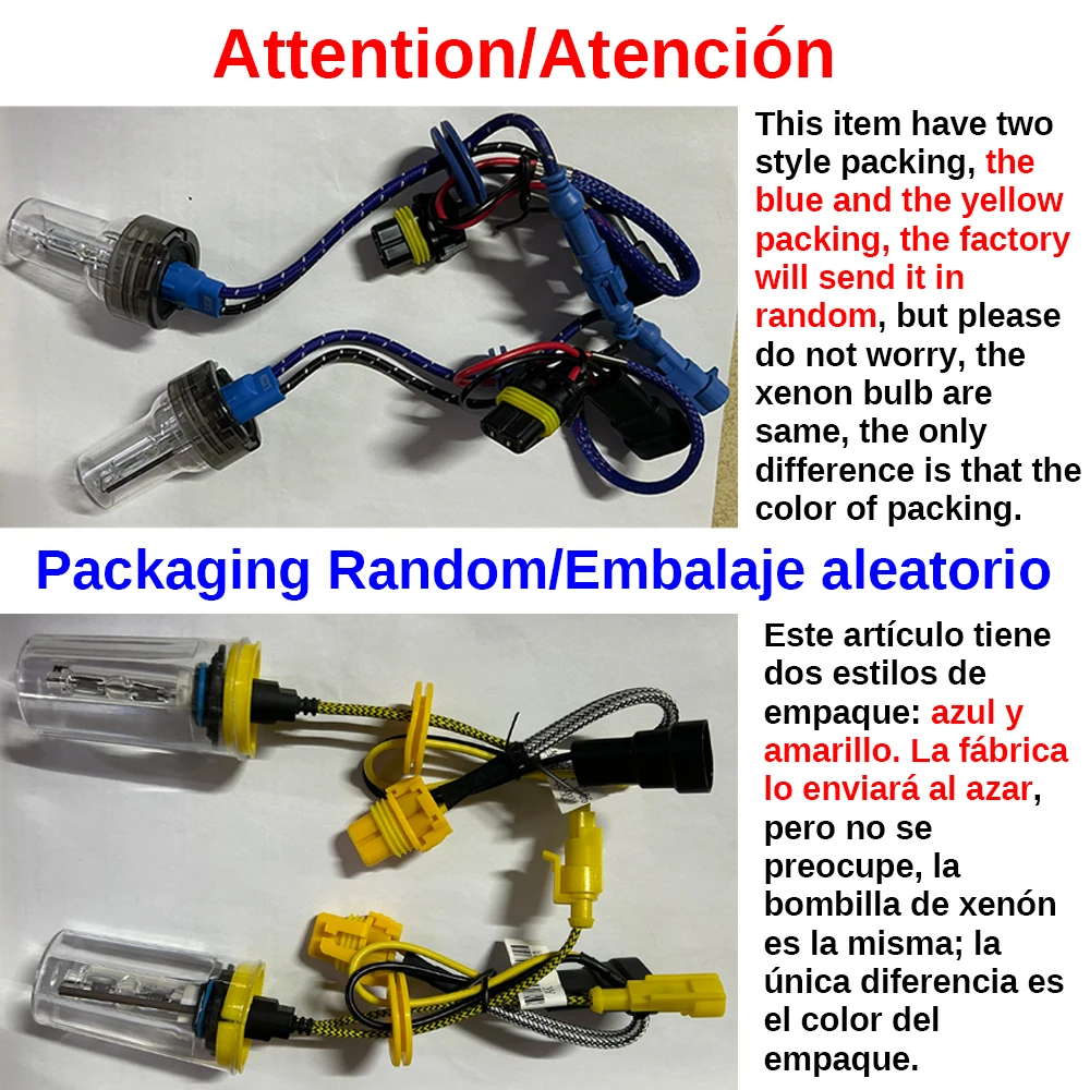 Buildreamen2 9012 HIR2 High Bright AC HID Xenon Bulb 10000LM 5000K White 12V For Car Headlight Fog Lamp Suit 35W 55W Ballast