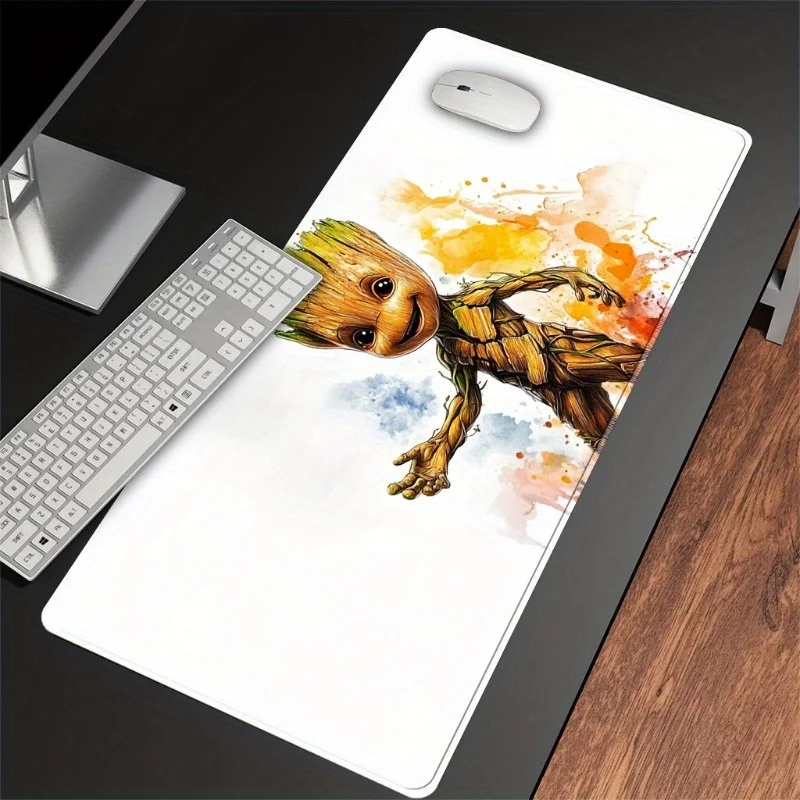 Podkładka pod mysz Universe Groot - wytrzymała gumowa podstawa, antypoślizgowa mata na biurko do gier i biura, żywy wzór superbohatera, idealny prezent dla...