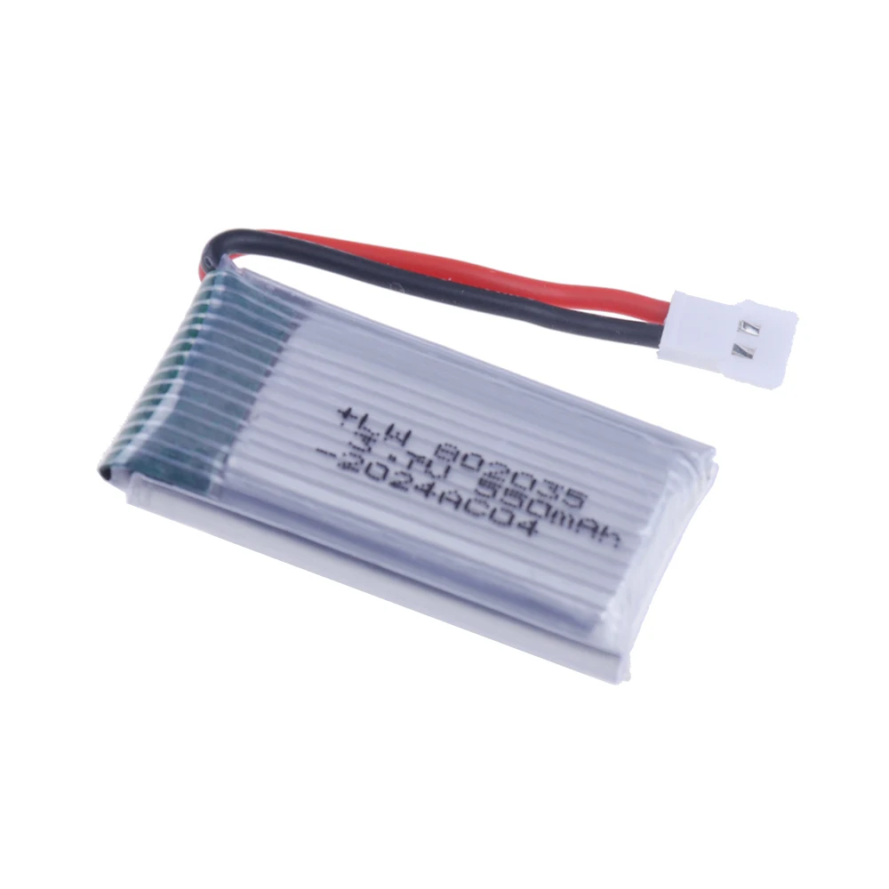 H31 Battery 3.7V 550mAh 802535 Lipo Battery And Charger For H107 H31 KY101 E33C E33 RC Drone Helicopter Spare Parts 3.7V Battery image 5