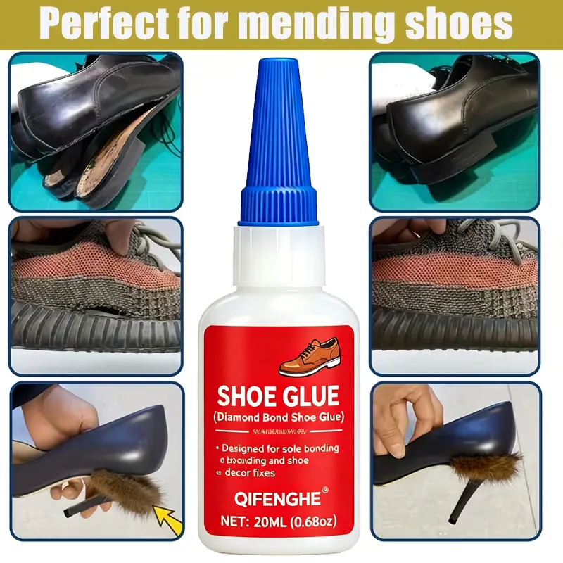 Picture 5: Diamond Bond Shoe Glue Universal Shoe Repair Adhesive Durable Flexible Glue for Sole Decoration Repair Multi Material Sneakers L