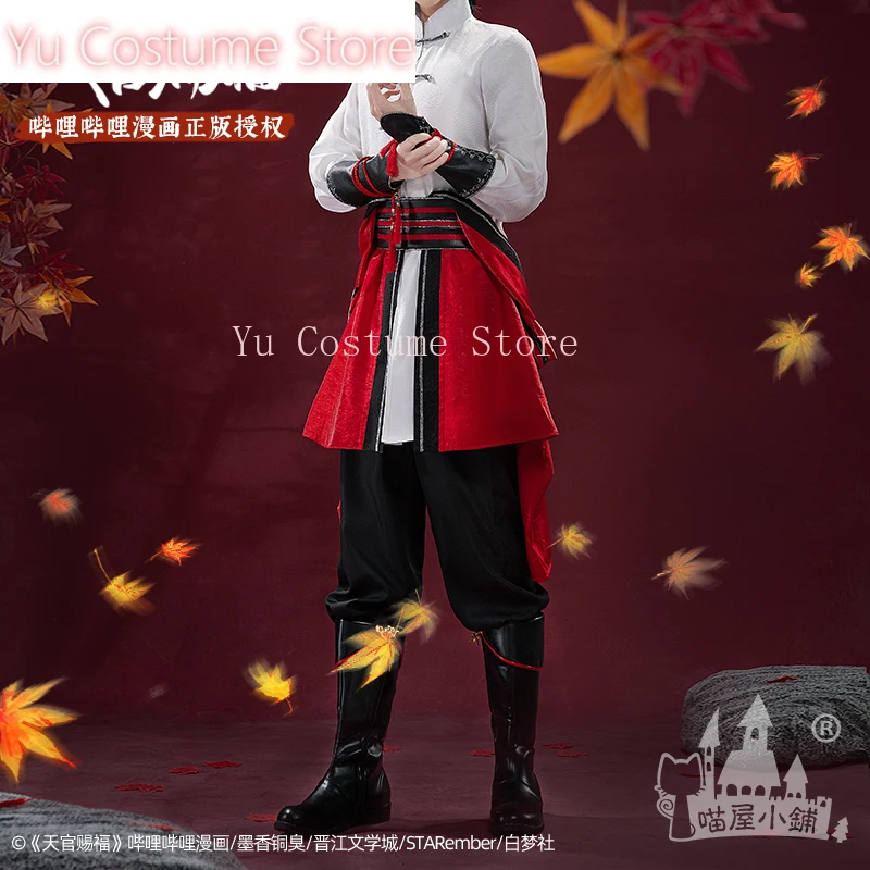 YuCostumeAnime! Heaven Official’s Blessing HuaCheng Tian Guan Ci Fu Hua Cheng Saburo Young Game Suit Uniform Cosplay Costume Men