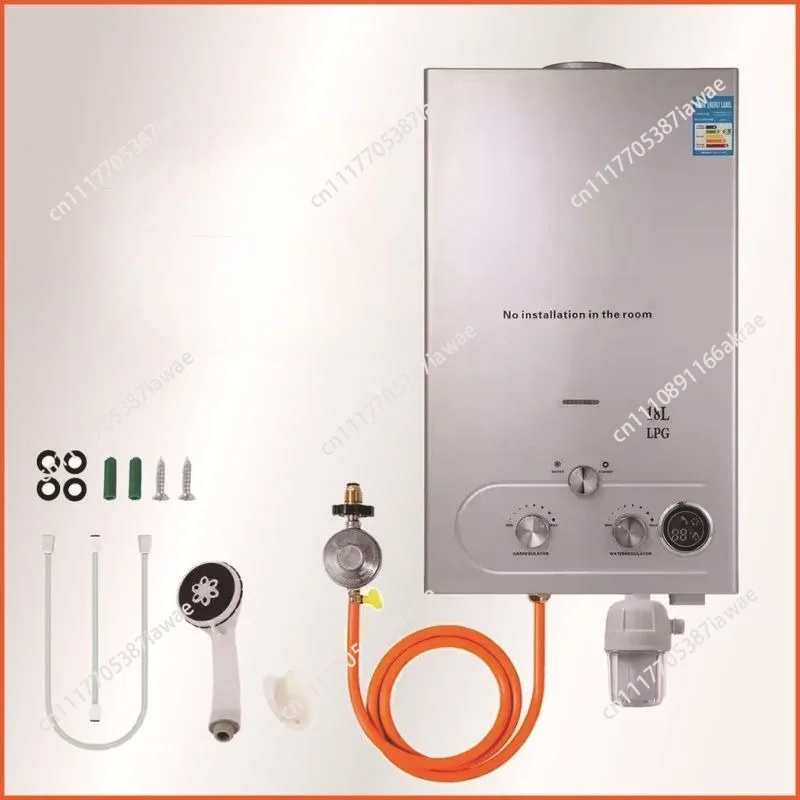 Gas water heater Natural gas gas water heater Instant hot copper water tank heater