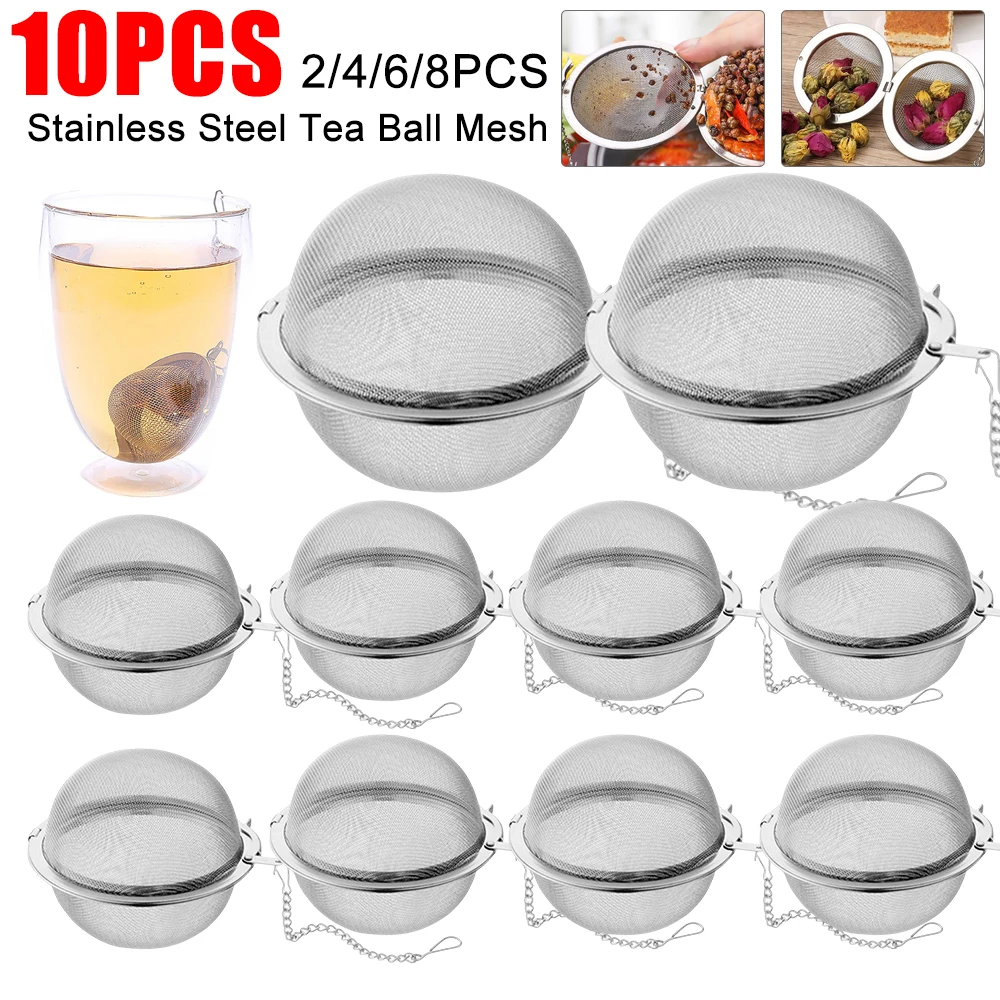 Tea Infuser Sieve Tools For Spice Bags Infusor Stainless Steel Ball Shape Filter Maker Brewing Items Services Teaware Strainer