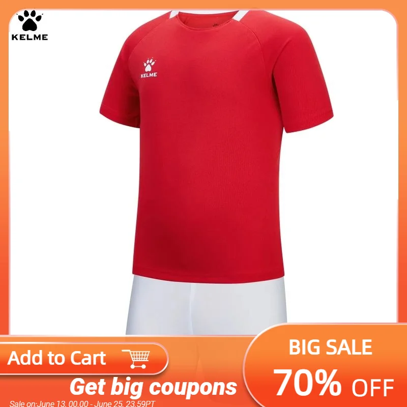 

Детская футбольная форма Kelme по индивидуальному заказу, тренировочная футбольная форма для соревнований, уличный дышащий быстросохнущий трикотаж