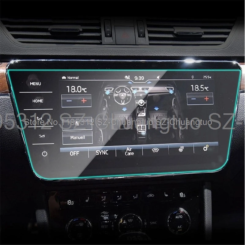 Folia ochronna TPU do Skoda Superb 2018-2023 8-calowa lub 9,2-calowa nawigacja samochodowa GPS Ekran LCD Wnętrze odporne na zarysowania