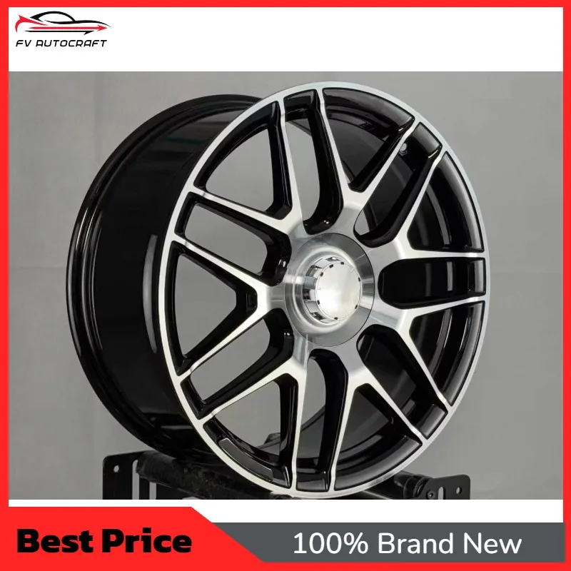 

【2026】Two Tone Brushed Silver Face Gloss Black Multi Spoke For Maybach Forged Rims1516 17 1819202122 2324 Inch Premium Luxury