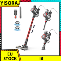 YISORA I8 Corded Vacuum Cleaner, 23kPa Powerful Suction, 0.8L Dust Cup, 6m Long Cord, 4 LED Headlights, Self-standing