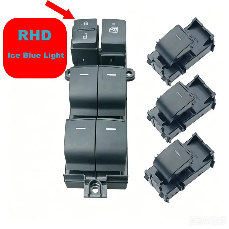 RHD LHD beleuchteter LED-Fensterheberschalter für Toyota RAV4 RAV 4 XA50 C-HR 2019-2021 HYBRID 2020 Yaris Cross 2022 Corolla – Detail 16