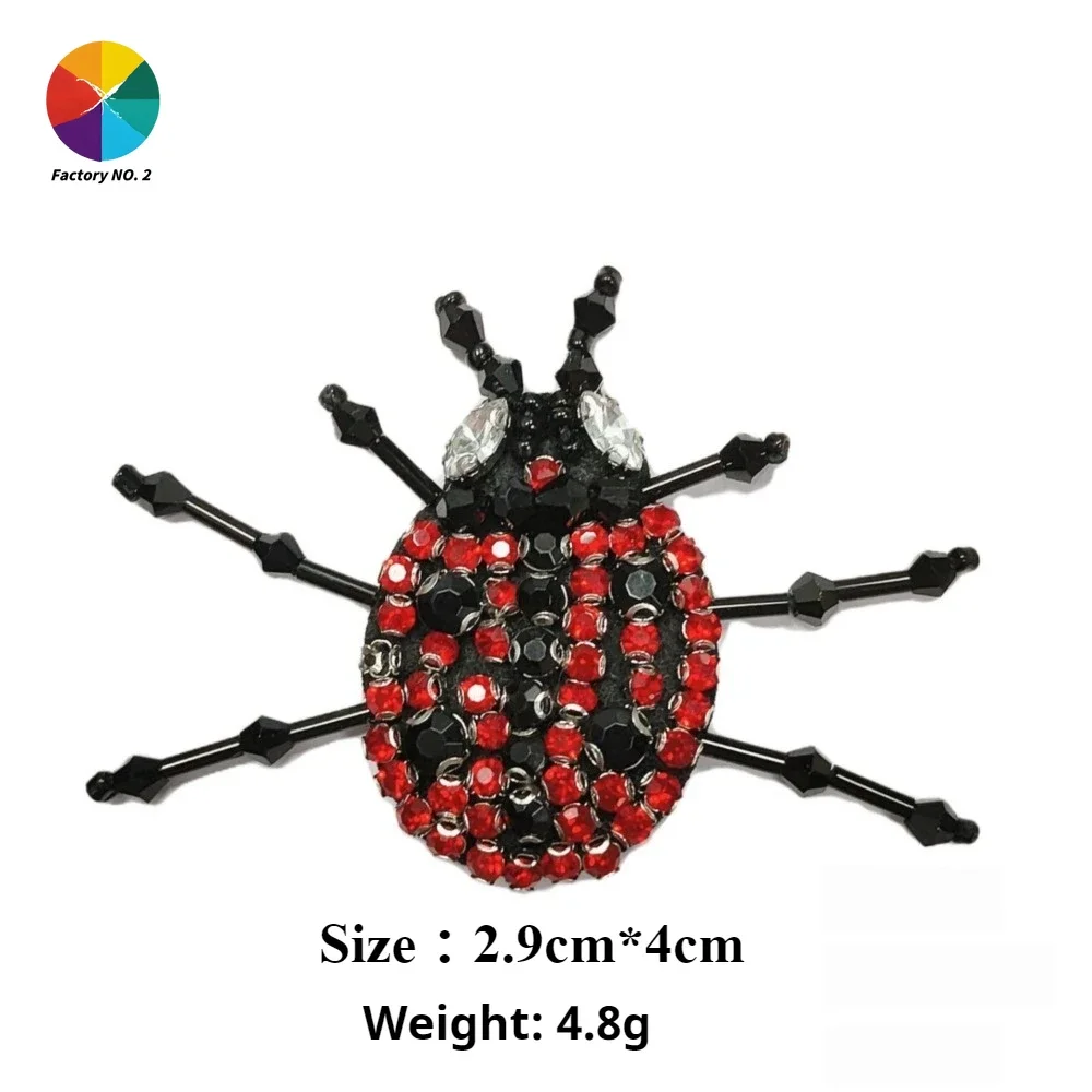 الشركة المصنعة الخرز أحجار الراين DIY الحشرات النحل اليعسوب الماس الزهور ملصقات القماش، القبعات أكياس الأحذية الجوارب الزخرفية #2