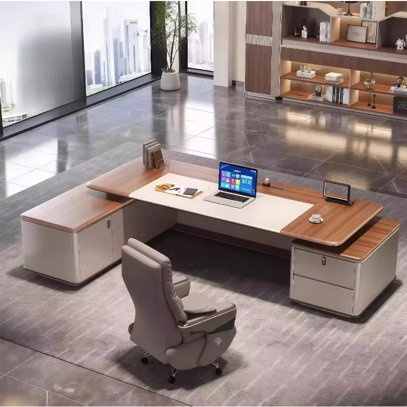 

Executive Office Furniture Industrial Work Table Computer Desk Gaming L Shape Adjustable Height Modern Office Furniture Folding