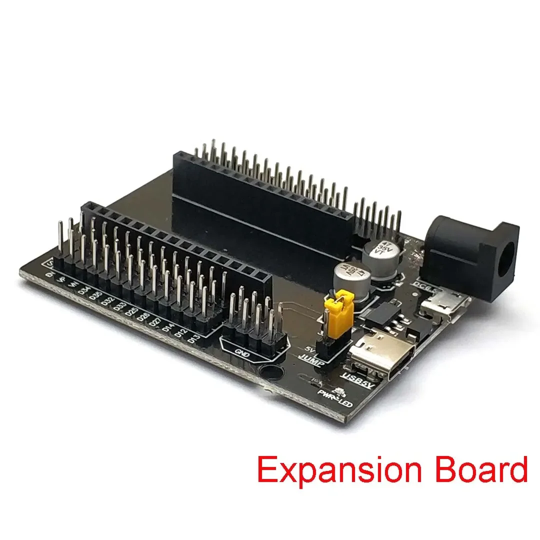 Placa de Desenvolvimento ESP32, Tipo C, USB, CH340C, WiFi, Bluetooth, Potência Ultra Baixa, Dual Core, ESP32-DevKitC-32, ESP-WROOM-32, Placa de Expansão