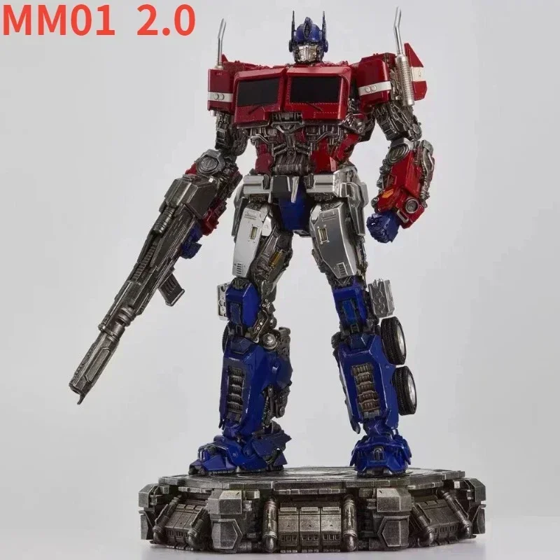 Transformation MM01 MM01P MM-01P 2.0 VER Mirror Purple Alloy Skeleton Op Commander Magnificent Mecha Action Figure Robot