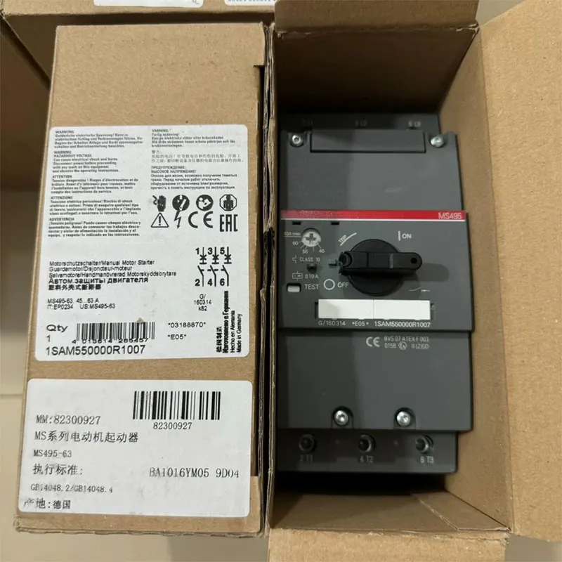 Brand New original MS495-63 1SAM550000R1007 Motor Protection Circuit Breaker Fast Shipping One-year warranty