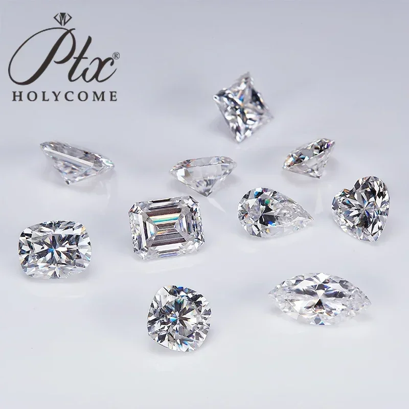 Hot Sale Brilliant Cut Multiple Shapes D Color Moissanite Stone Wholesale 1 to 5ct  VVS1 Excellent Beads For Jewelry Ring Gift