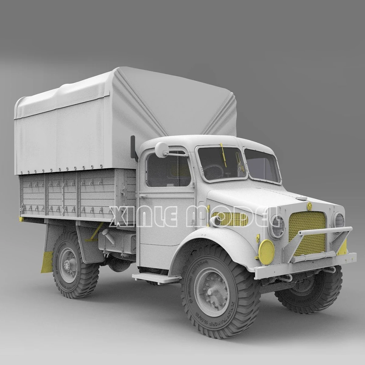 Gecko-Modell, Kunststoff-Montagemodellbausatz 35GM0098 British GS Truck 30cwt 4x2 Bedford OXD (Holzladungskörper) 1/35