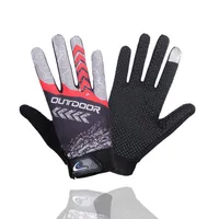 MTB Bike Bicycle Gloves Cycling Full Finger Glove Motorcycle Gloves Men Women Non-slip Sunscreen Breathable Touchscreen Outdoor