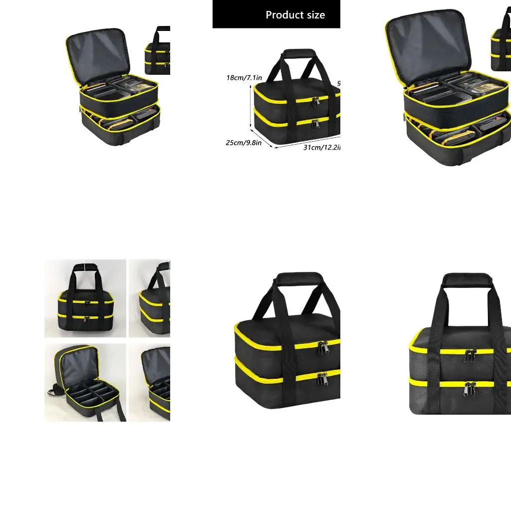  Small Tool Battery Storage Solution with Impact Resistant Construction Suitable for Camping Emergency Set Electronics