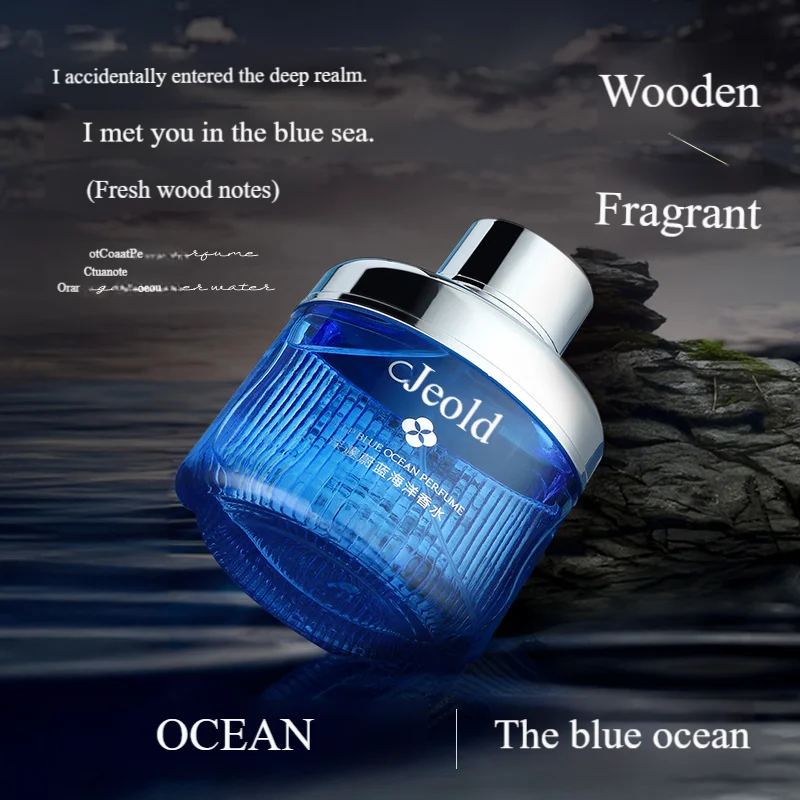 

Deold 85ML Quality Men's Perfume, Long-lasting Fragrance, Fresh Woody Men's Eau De Toilette, Deep Blue Ocean Pheromone Perfume