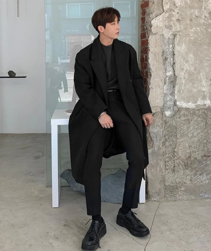 

Пальто из шерстяной смеси, зимние пальто для мужчин, повседневные, стандартные, обычные,обыч