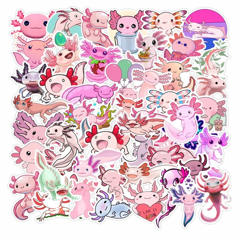 10/30/50pcs Pink Treasure Creature Sticker Waterproof Skateboard Motorcycle Guitar Luggage Laptop Bicycle Sticker Kids Toys