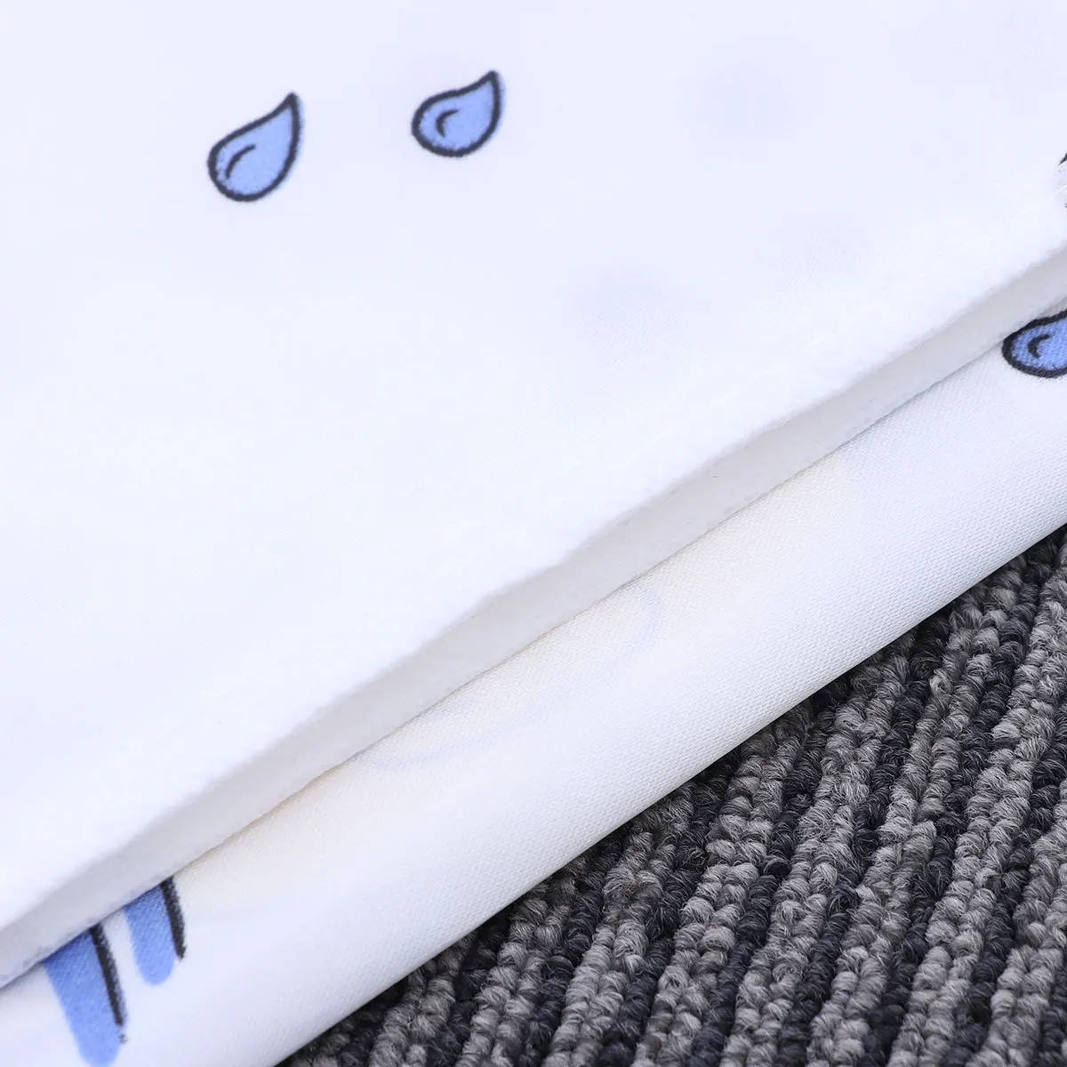 

Waterproof Dustproof Washing Machine Cover Polyester Satin Cloth Protective Case Zipper Closure Colorful Pattern for Home