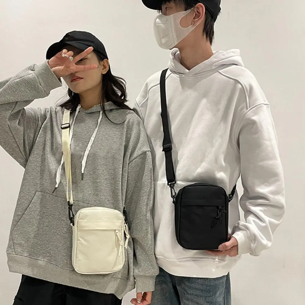 

Oxford Fabric Shoulder Bag Unisex Crossbody Sling Bag Oxford Fabric Small Adjustable Shoulder Bag for Men Women Commute Street