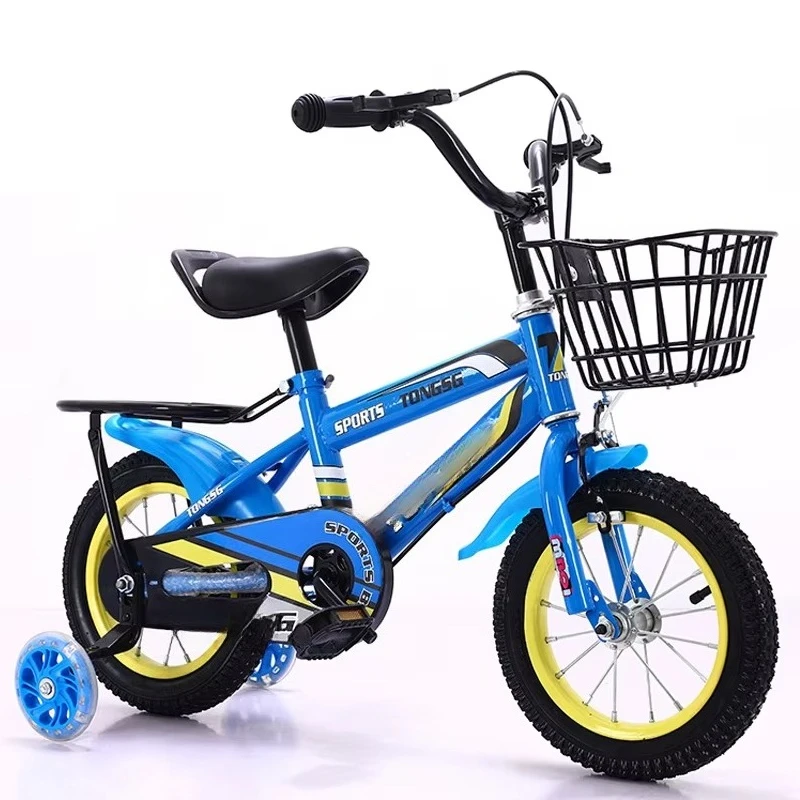 12 14 16 inch children's bicycle single speed girl toddler bicycle with flash training wheels