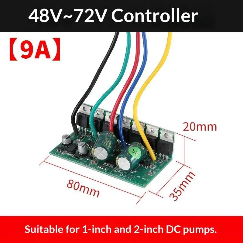 Replacement Submersible Pump Control Board High Performance Brushless Easy Install for Home Fountain Pool Pump Upgrade