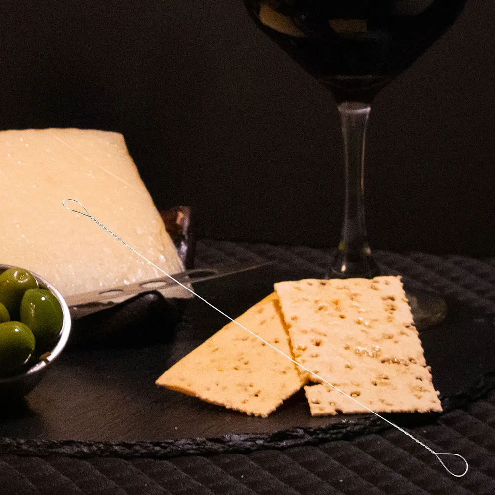 

8pcs Cheese Wire Slicer Stainless Steel Replacement Cutting Wire For Butter Hard Cheese Kitchen Gadget Tool Handheld Metal Slice