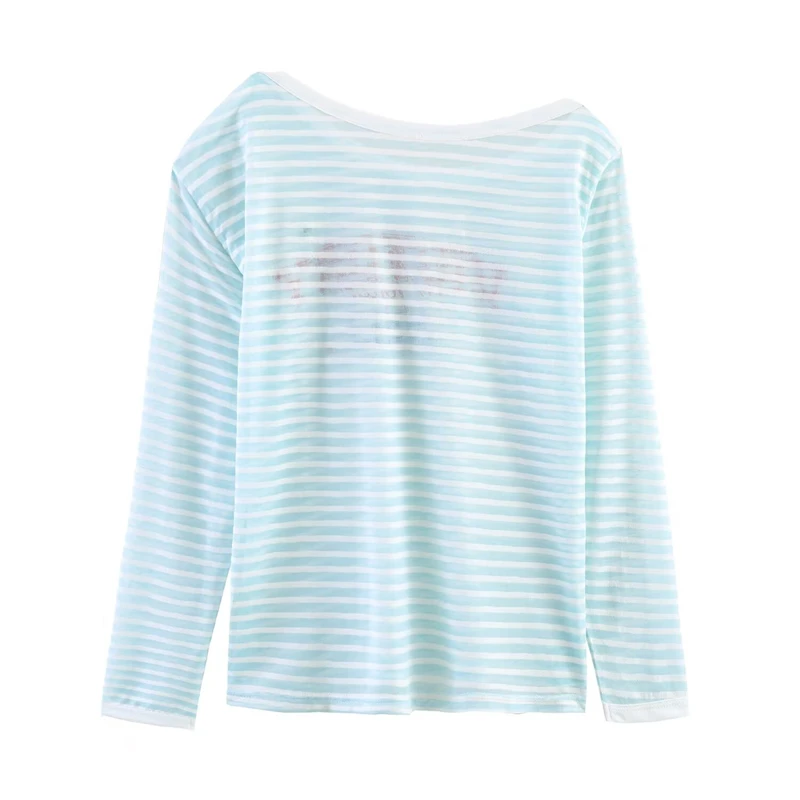 KEYANKETIAN 2026 Summer Vintage 90s Striped Off-Shoulder Tee Top Retro Letter Print, Heart Accents & Loose Silhouette T-shirt
