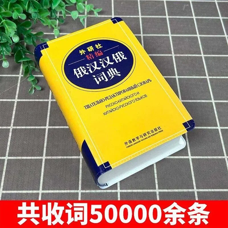 Chinese Russian Dictionary Book for Chinese Starter Learners Introductory Textbook Study Language Tool Books for Children Adult