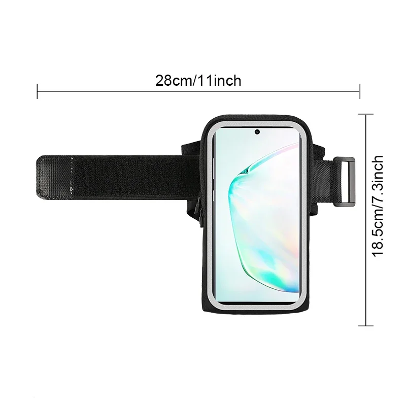 Outdoor running arm bag for men and women outdoor lightweight sports fitness mobile phone arm cover waterproof and sweatproof image 2