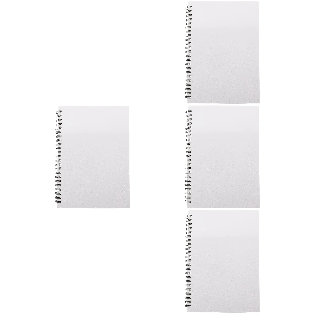 

4 PCS The Notebook Thermal Transfer for Kids Sublimation Journal Blank Notepad DIY Paper Small Notebooks Work White