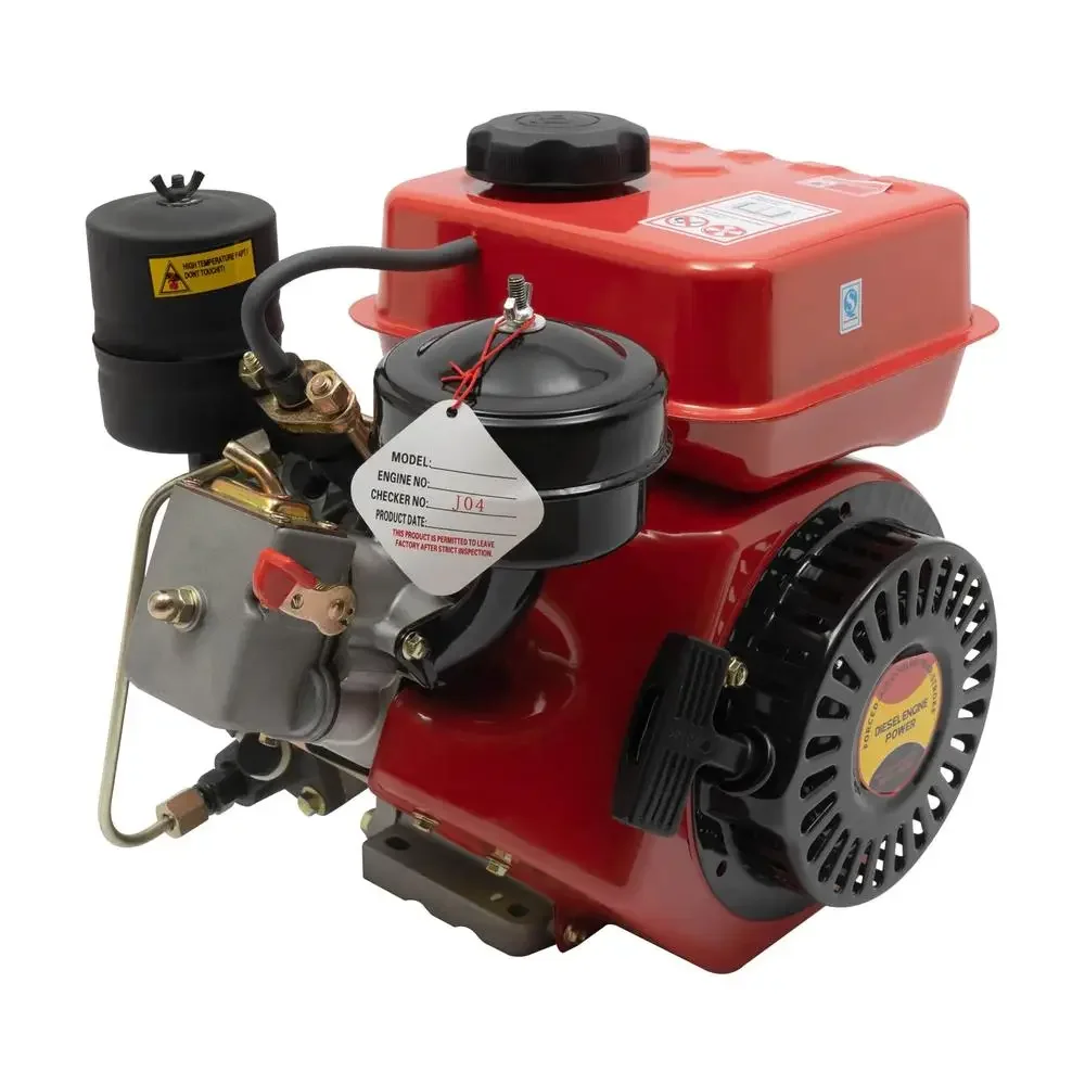 4-Stroke Diesel Engine 2200W Air-Cooled Recoil Start Motor Go Kart Lawn Mower Power Efficient Operation