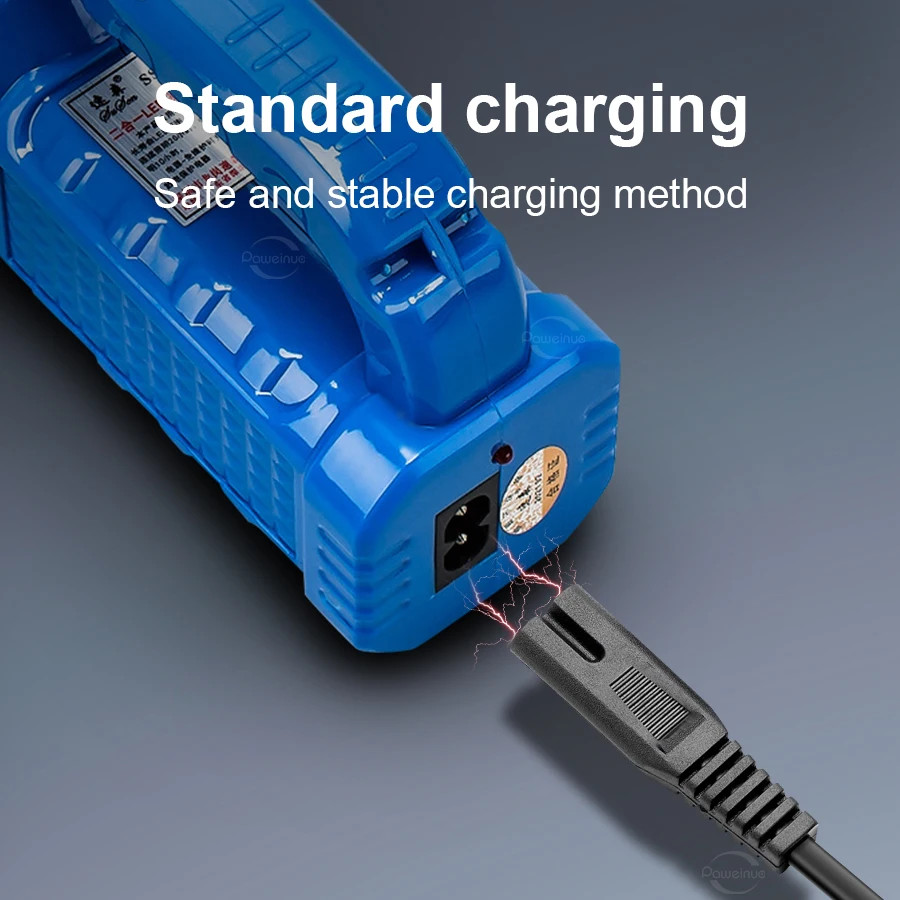 LED Rechargeable Strong Light Flashlights Outdoor Super Bright Portable Lamp Built-in Battery High Power Spotlight with COB Lamp