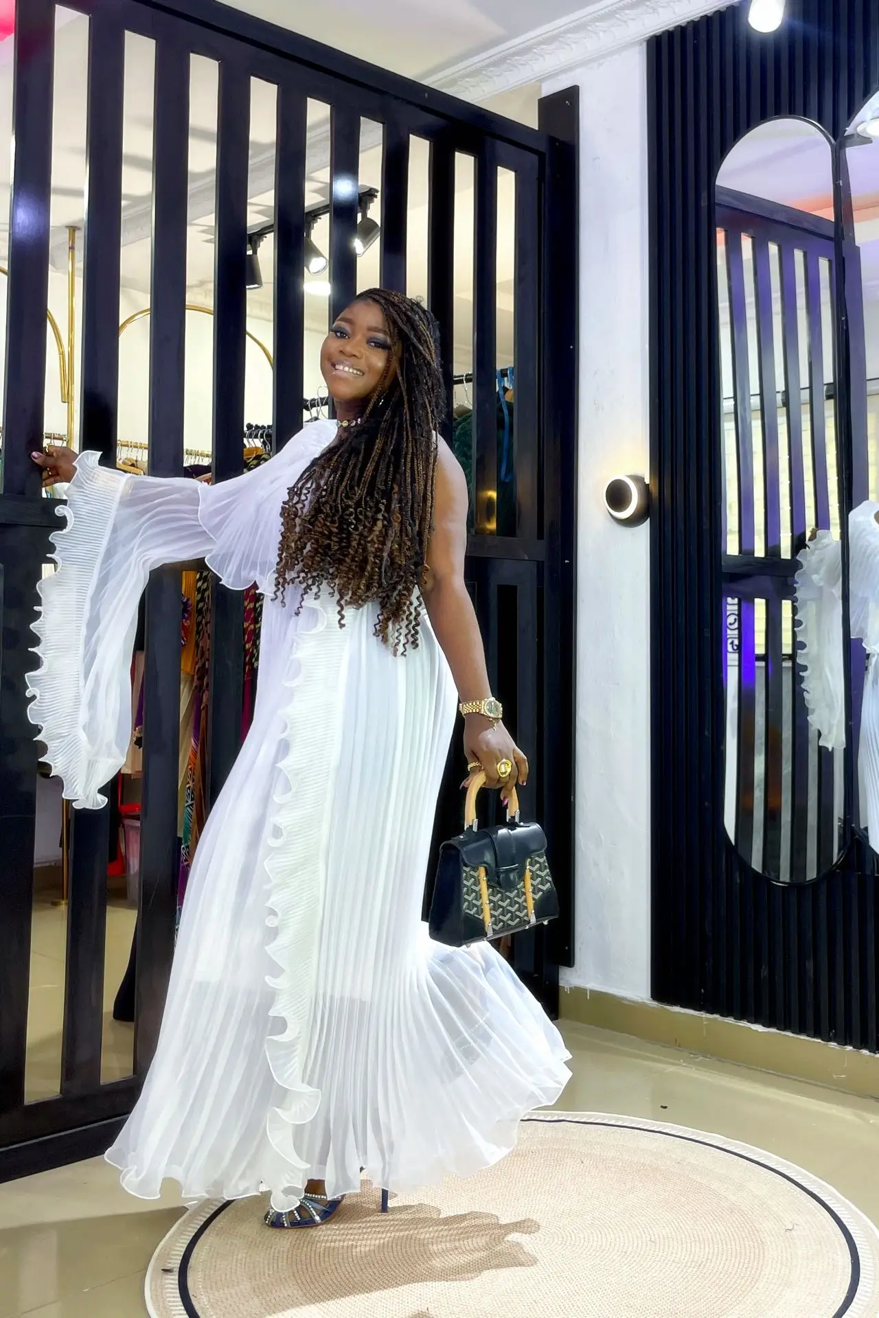 

European and American cross-border new large-size dress European and American fashion light luxury high-end off-shoulder banquet