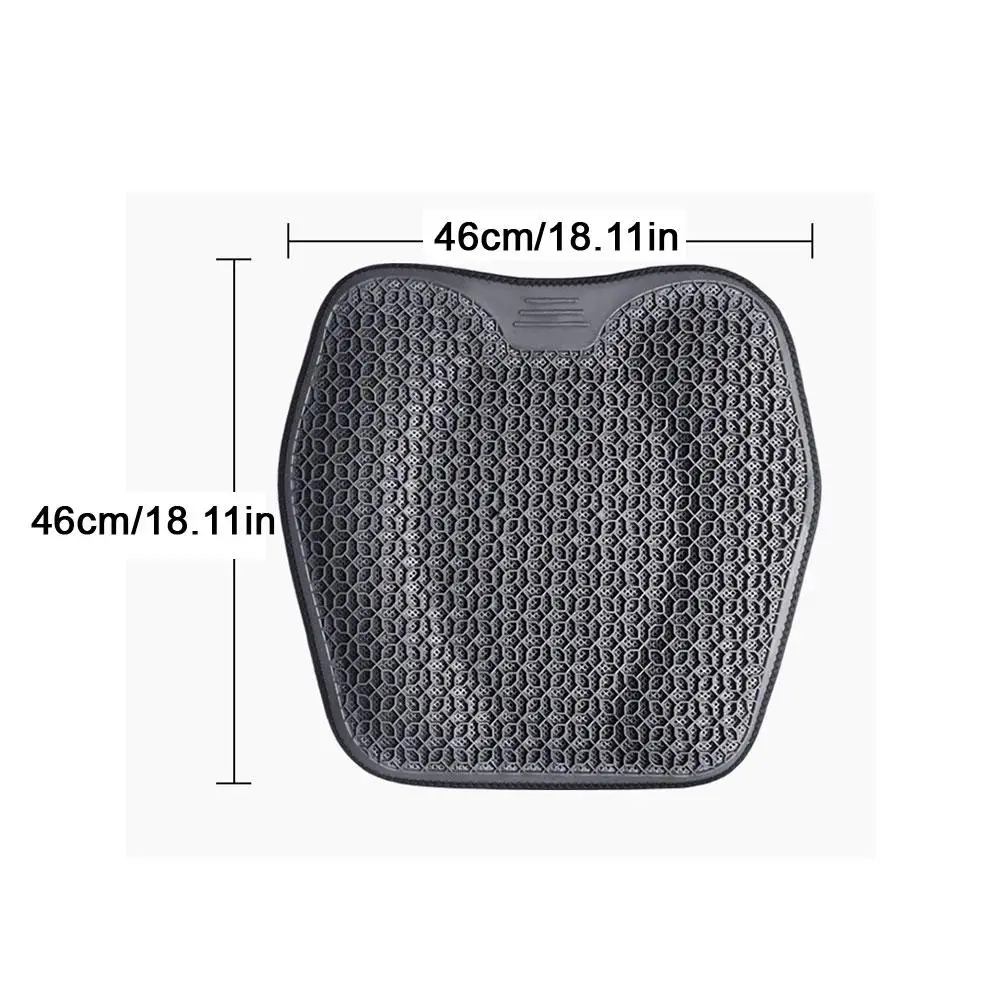 Gel Cushion Car Honeycomb Cushion Office Chair Summer Breathable Cushion Silicone Ice Pad Car Accessories