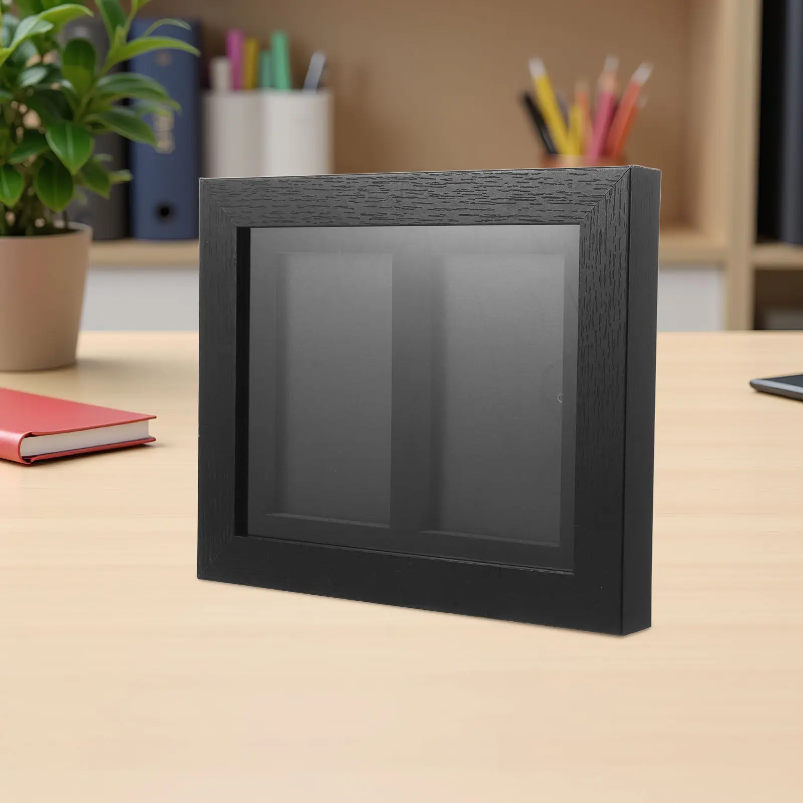 2-grids-card-display-frame-wall-mounted-for-sports-baseball-soccer-basketball-hockey-cards-clear-protective-trading-card-holder