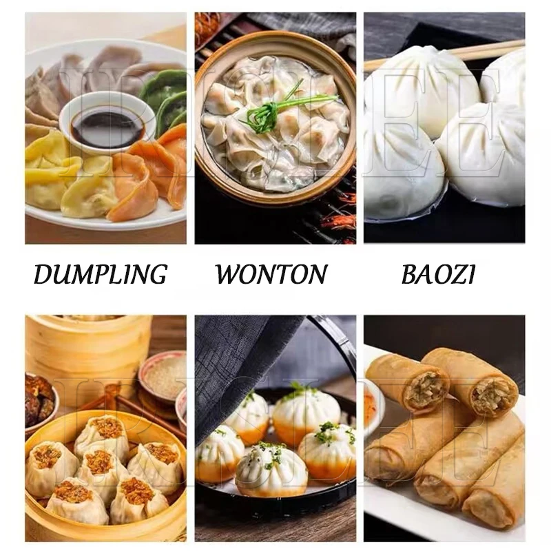 ماكينة تغليف الجلد الزلابية الأوتوماتيكية ماكينة صنع السبرينغ رول ساموسا جيوزا والونتون