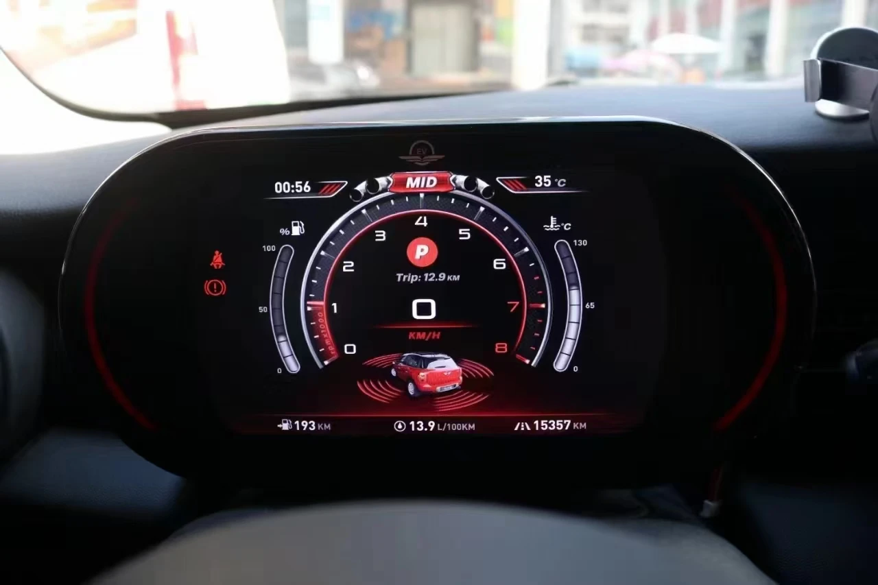 سيارة Lcd لوحة القيادة الرقمية عداد السرعة شاشة الظاهري أداة رقمية العنقودية لسيارات Bmw ميني كوبر 2015-2018 التوصيل والتشغيل